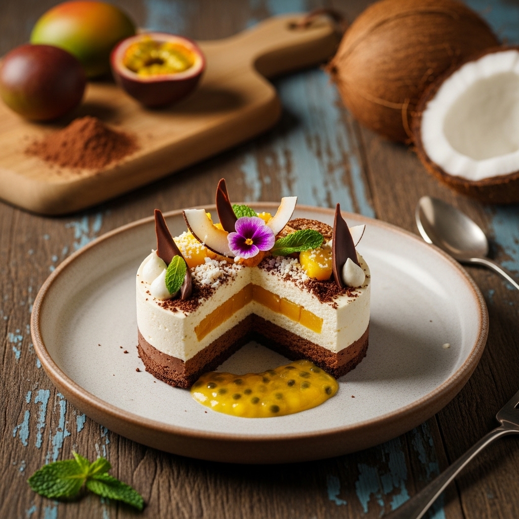 Aloha Lullaby – Tropical Coconut Chocolate Mousse