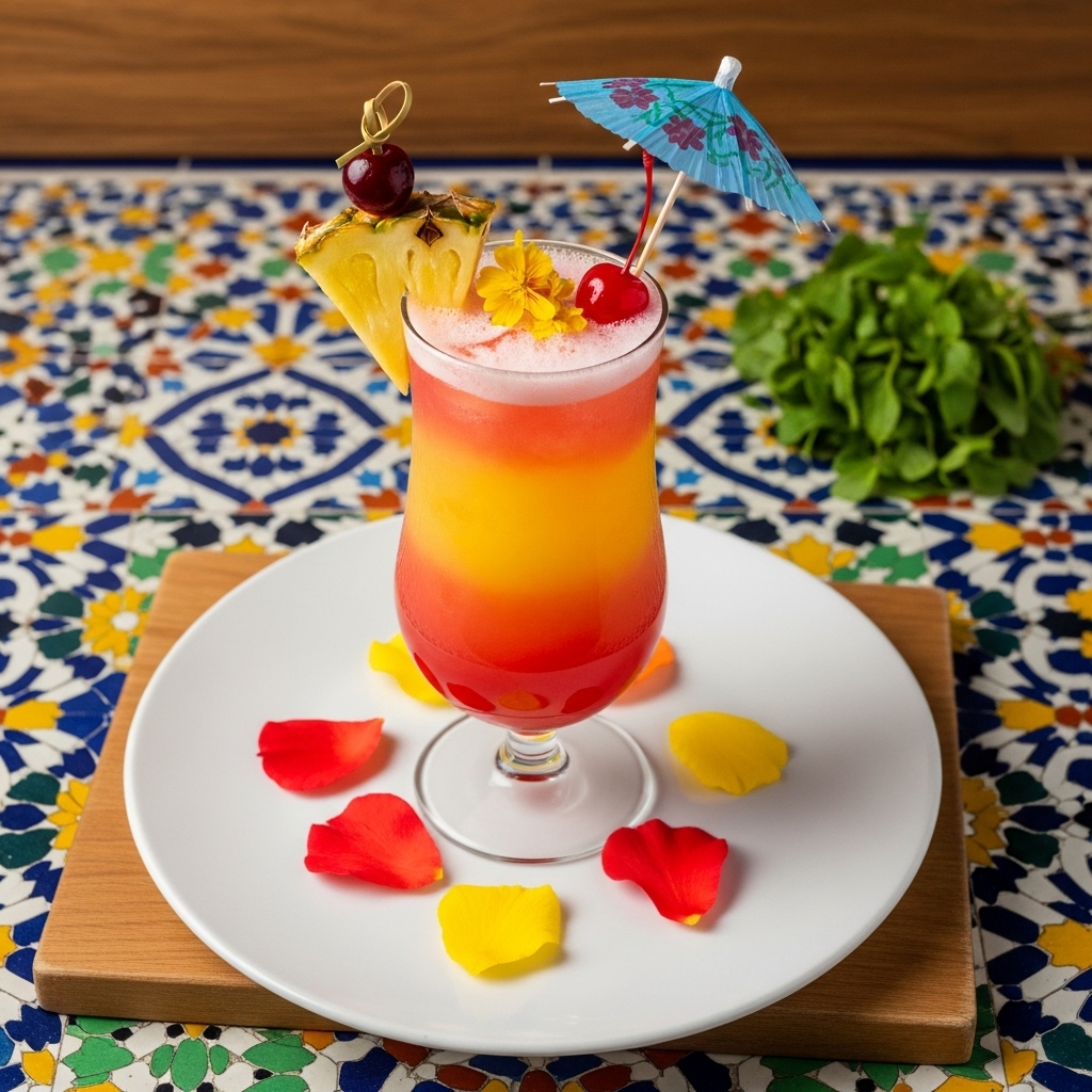 Aloha Surfside Sunset Mocktail