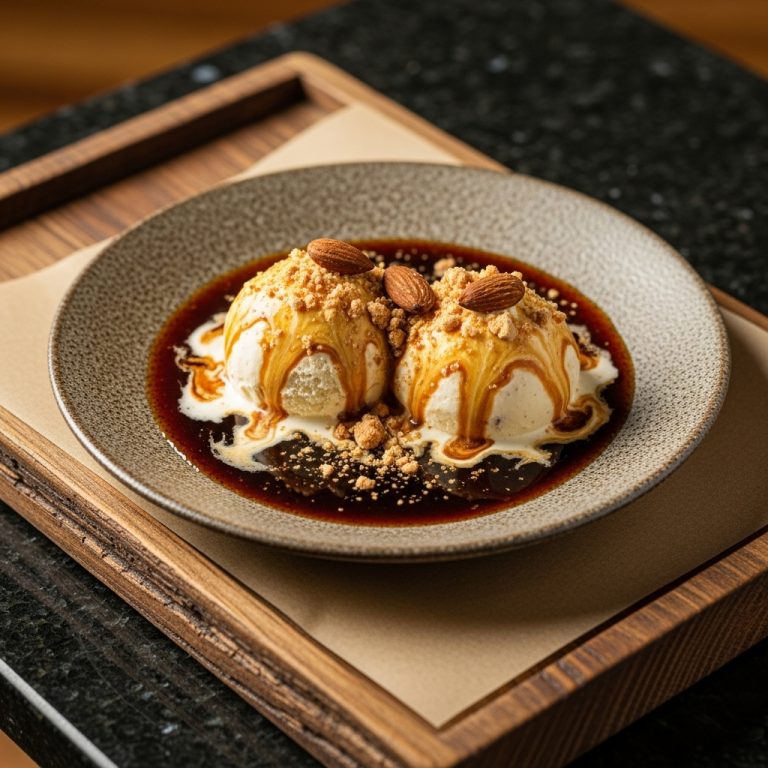 Amaretto Affogato Delight
