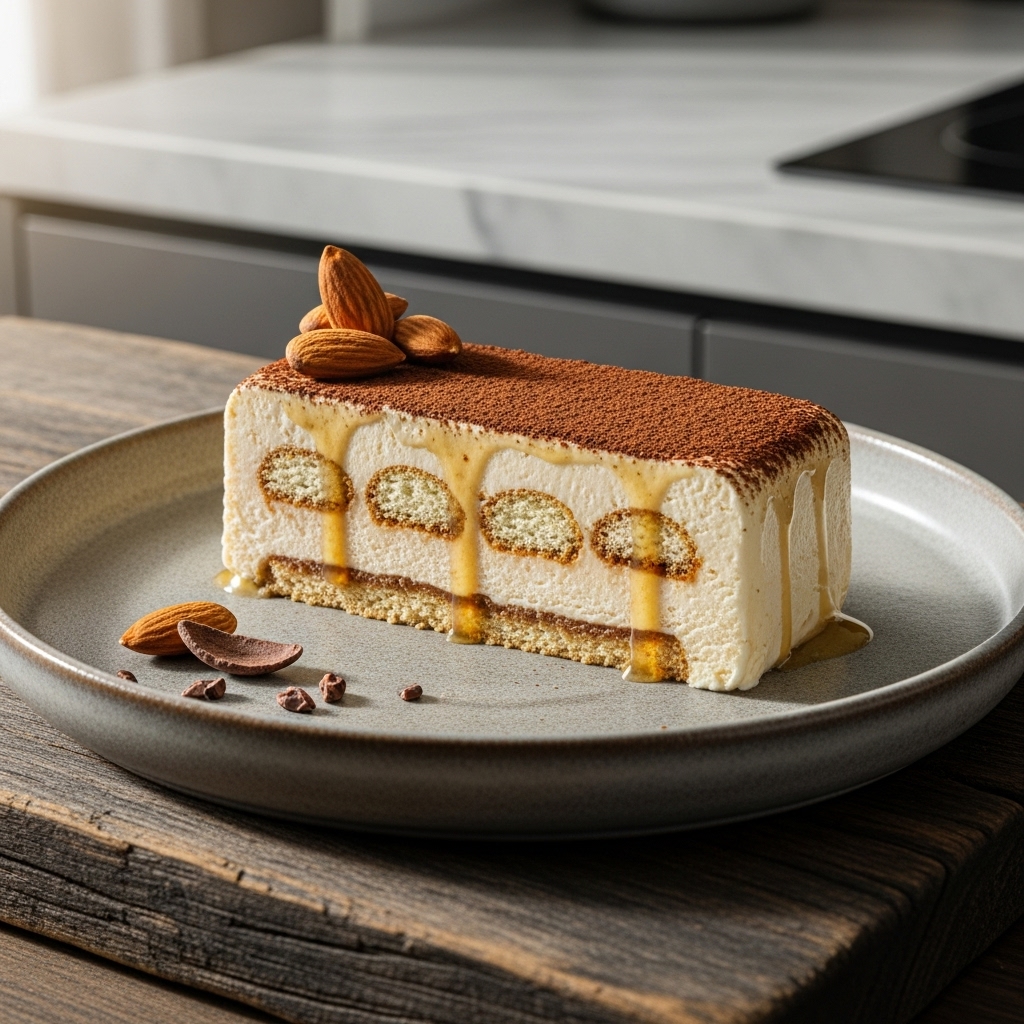 Amaretto-Infused Tiramisu Semifreddo