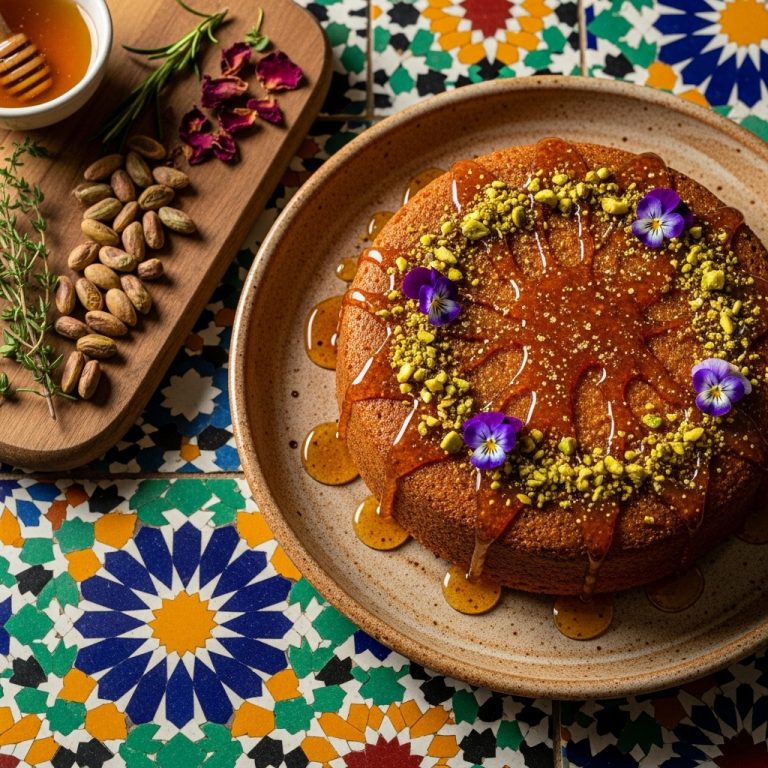 Aphrodite’s Celestial Honey Cake