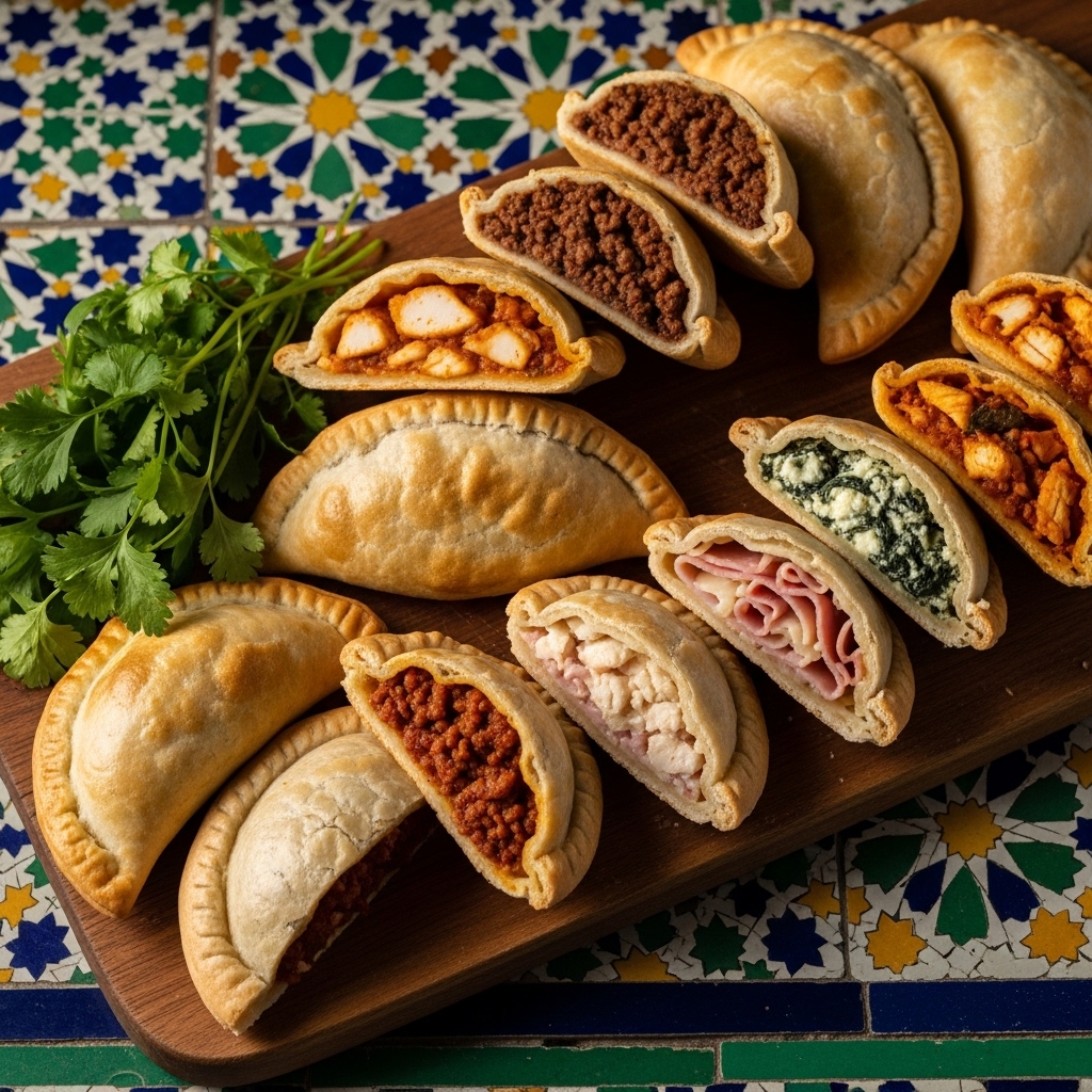 “Argentinian Gluten-Free Empanada Feast: A Delectable Fusion of Aromas and Textures”