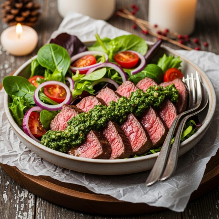 Argentinian Steak and Chimichurri Salad Bowl – A Paleo-Friendly Lunch Delight