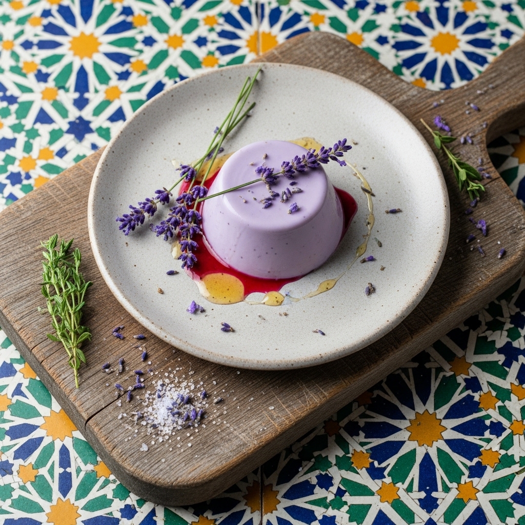 Aromatic Lavender-Infused Panna Cotta