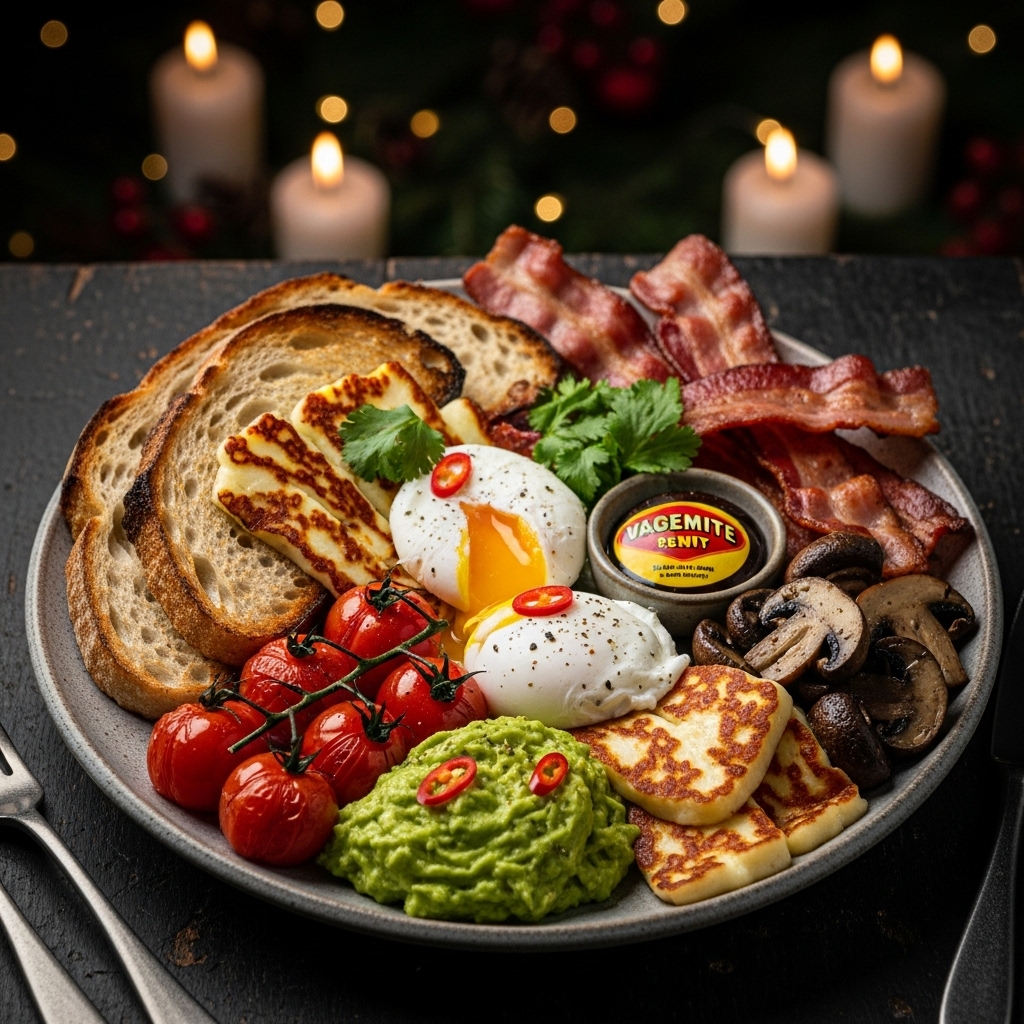 Australian Breakfast Delight: A Flavorful Start to Your Day!