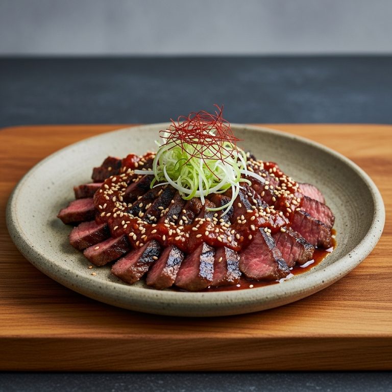 Authentic Korean BBQ Beef Galbi with Spicy Soy Sauce – Gluten-Free