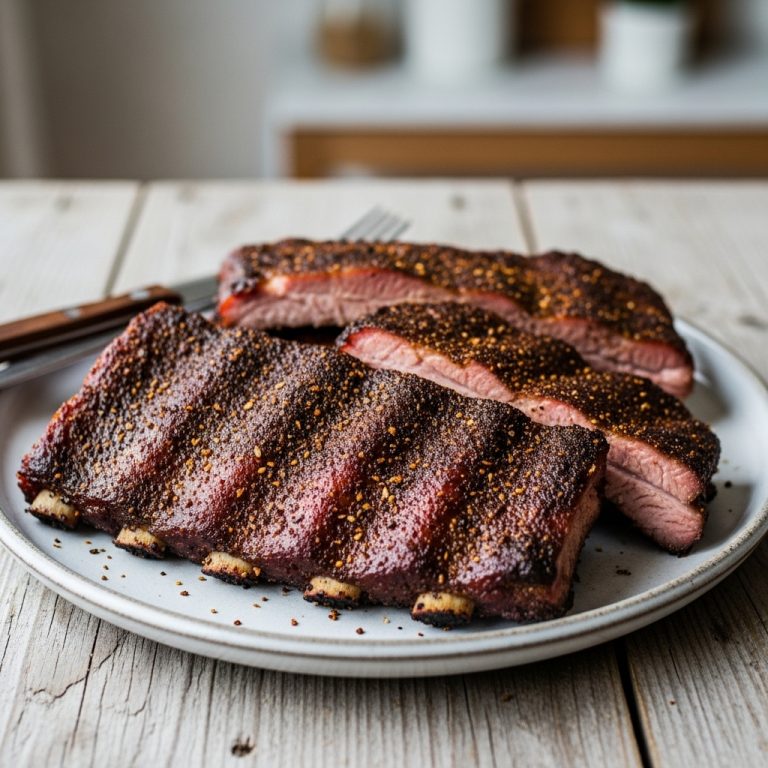 BBQ Smokehouse Dinner: Memphis-Style Dry Rubbed Pork Ribs