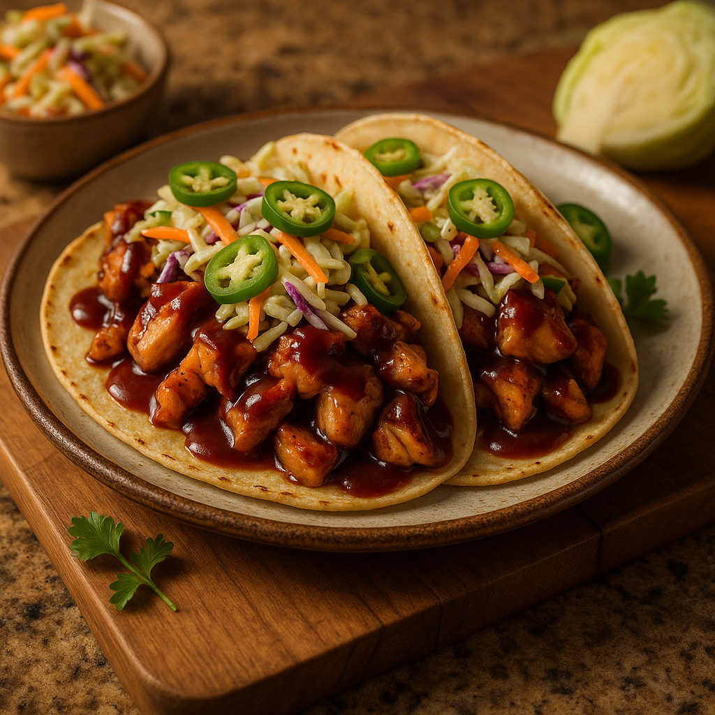 BBQ Smokehouse Lunch: Kickin’ Chicken Tacos