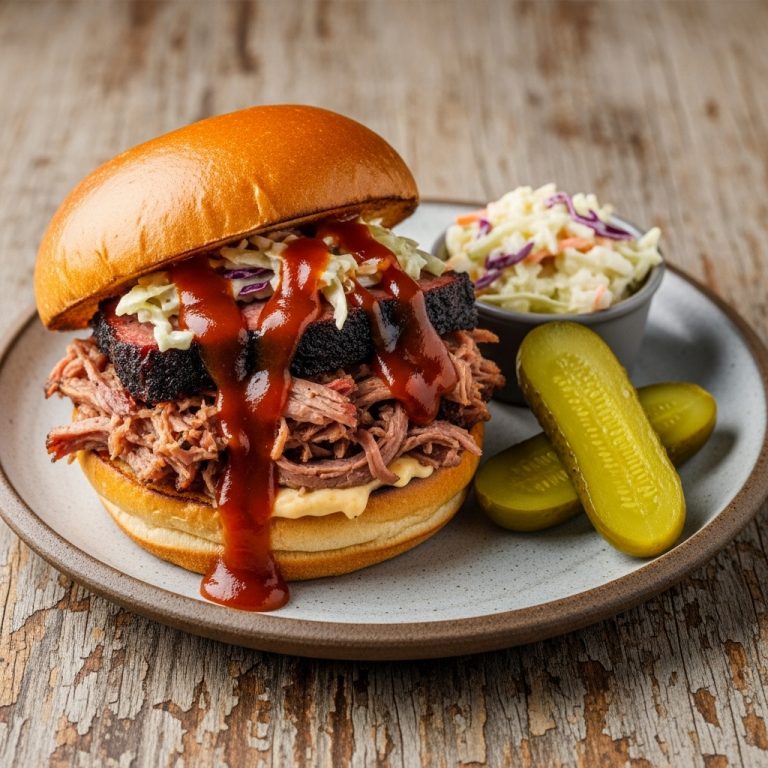 BBQ Smokehouse Lunch: Memphis Street-Style Pulled Pork Sandwich