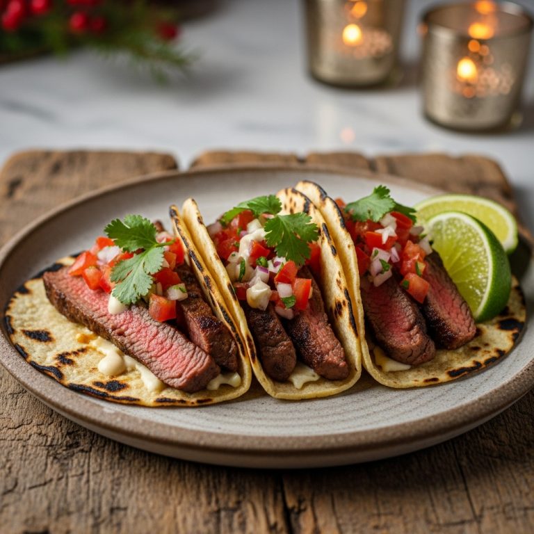 BBQ Smokehouse Lunch – Southwestern Style Carne Asada Tacos
