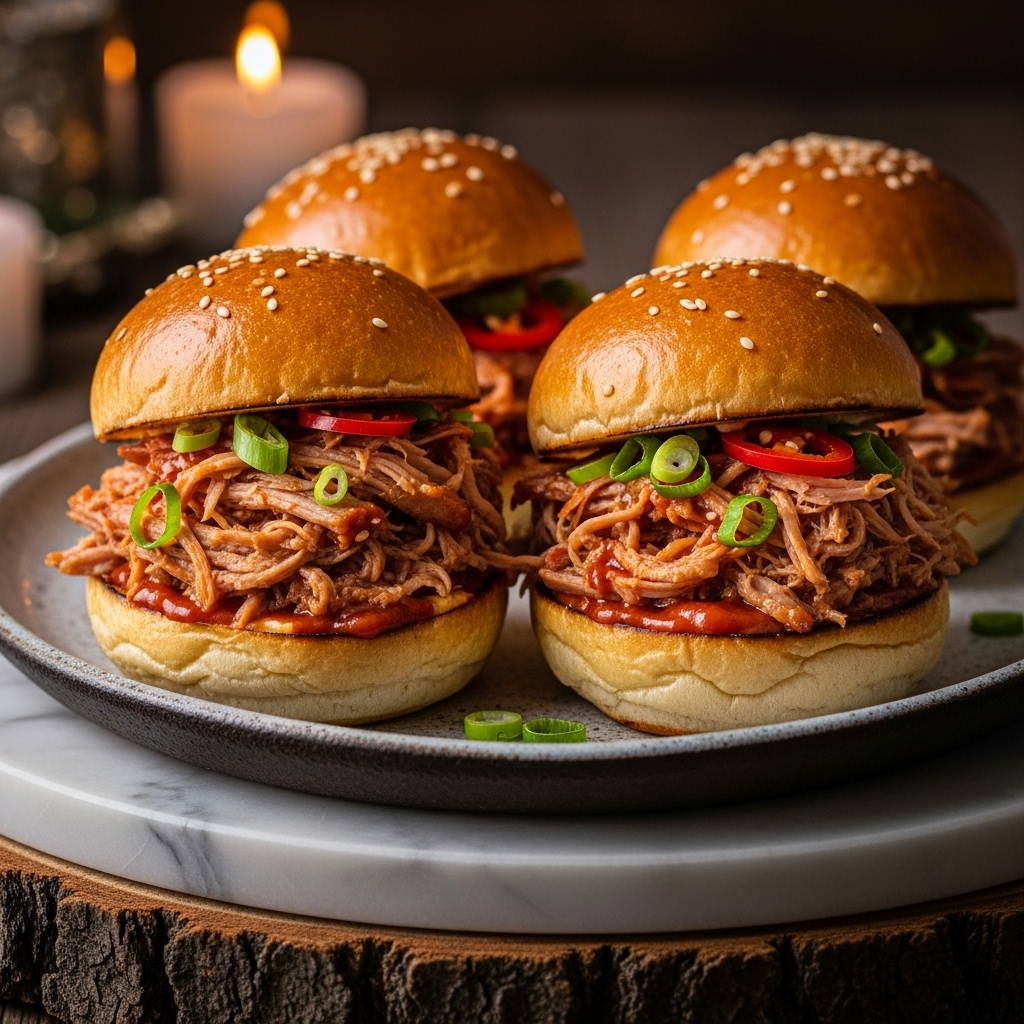 BBQ Smokehouse Snack: Firecracker Pulled Pork Sliders