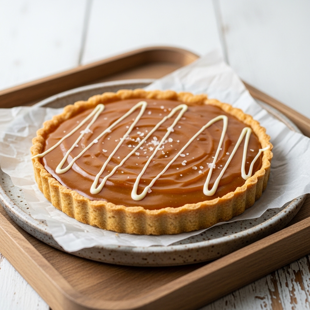 Bavarian Dream Keto Caramel Tart
