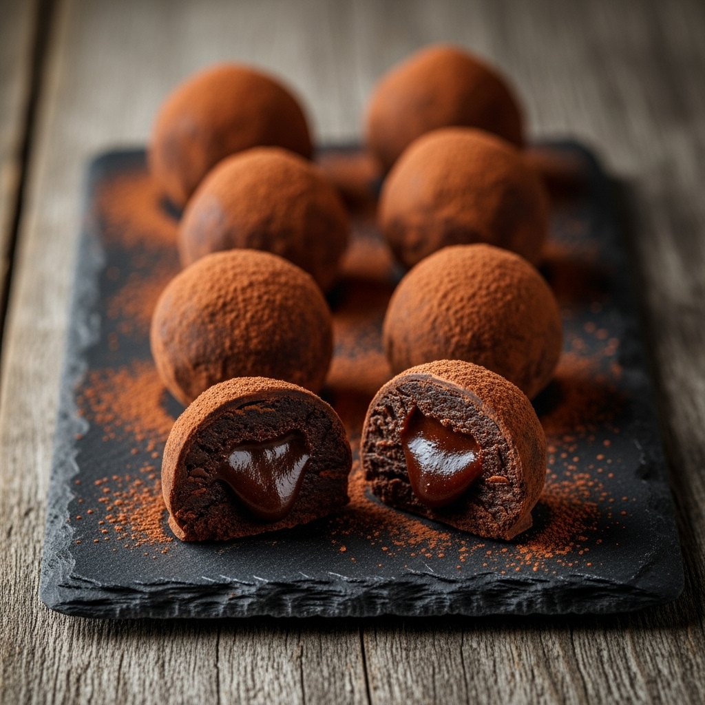 Black Forest Whiskey Truffles