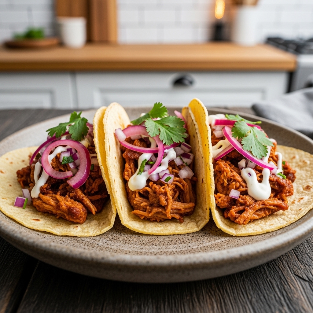 Blazing Chipotle-Rubbed Carnitas Tacos