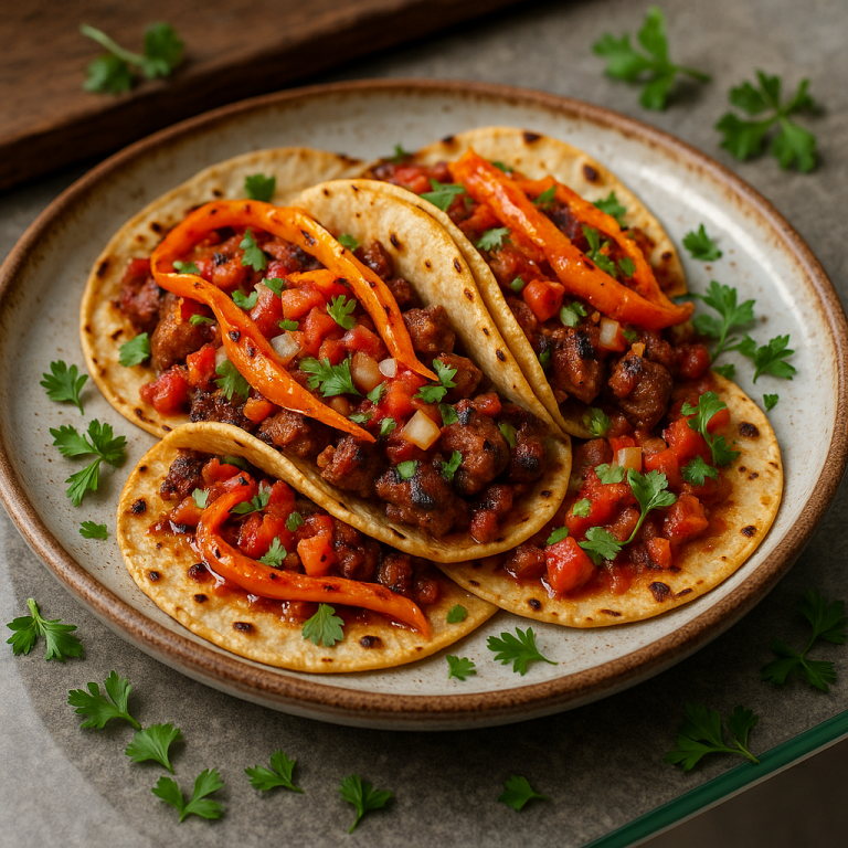 Blazing Tex-Mex Fiesta Street Tacos