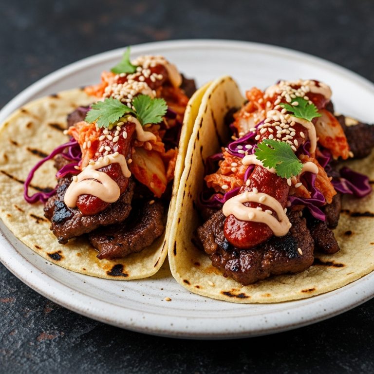 Bold and Smoky Korean BBQ Tacos
