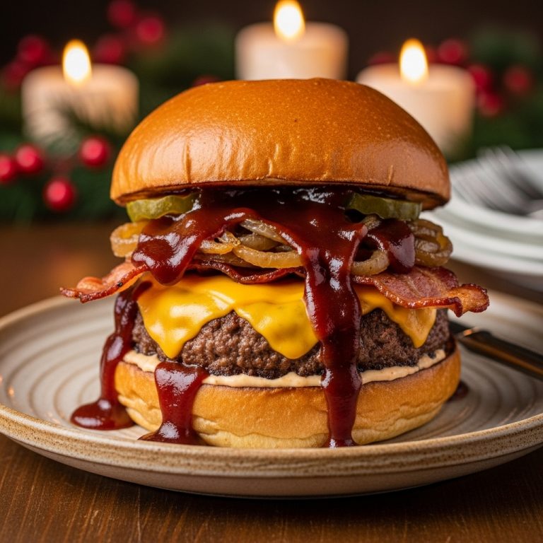 Bold & Smoky Texas Tailgate BBQ Burger