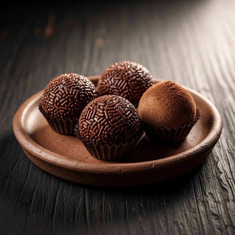 Brazilian Brigadeiro Chocolate Fudge Bites