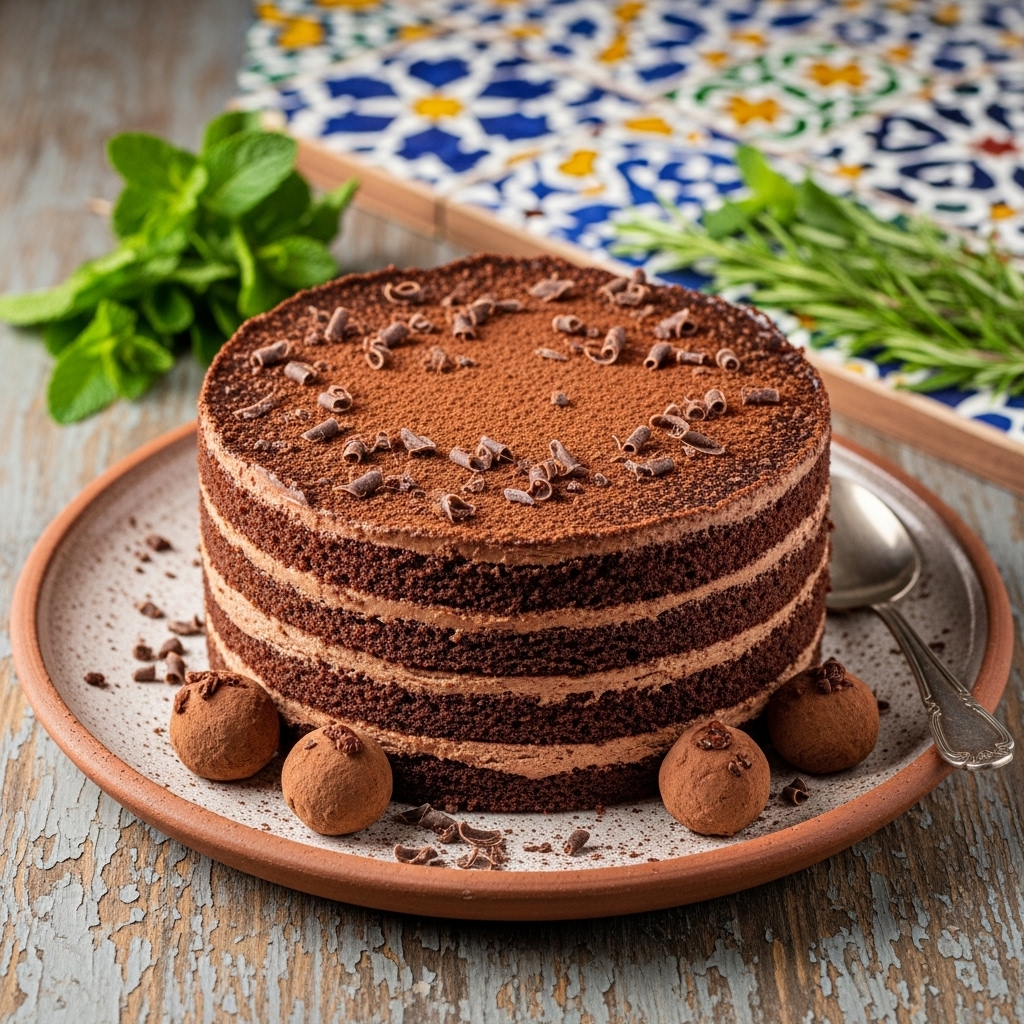 Brazilian Chocolate Truffle Torte