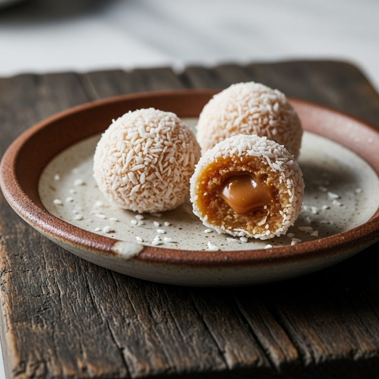 Brazilian Coconut Brigadeiro Trio