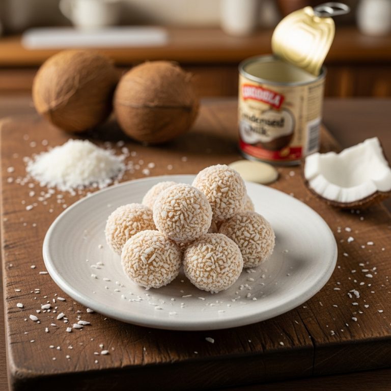 Brazilian Coconut Brigadeiros