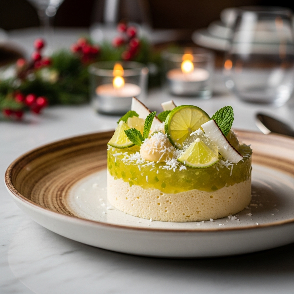 Brazilian Coconut Caipirinha Mousse