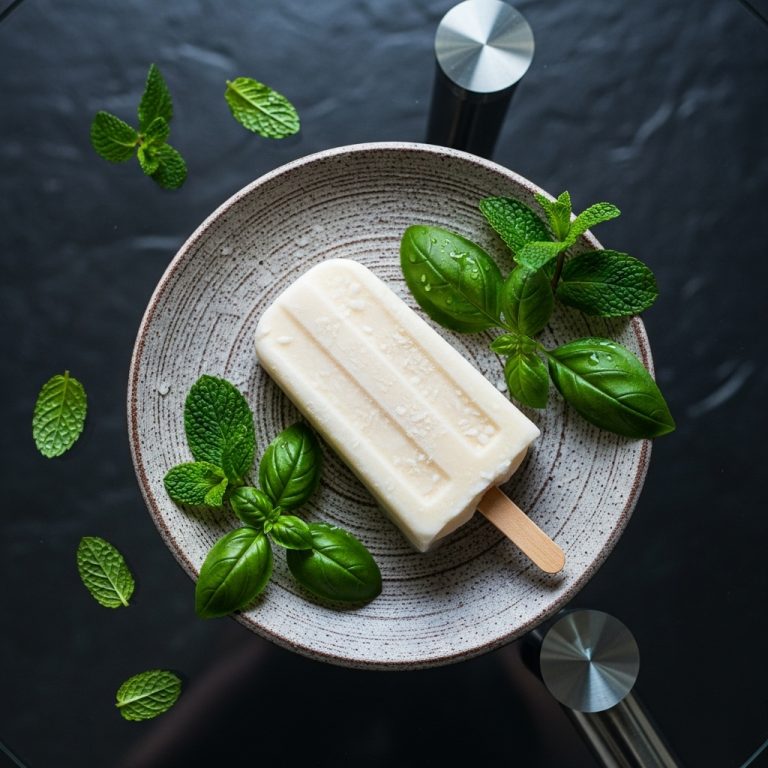 Brazilian Coconut Caipirinha Popsicle