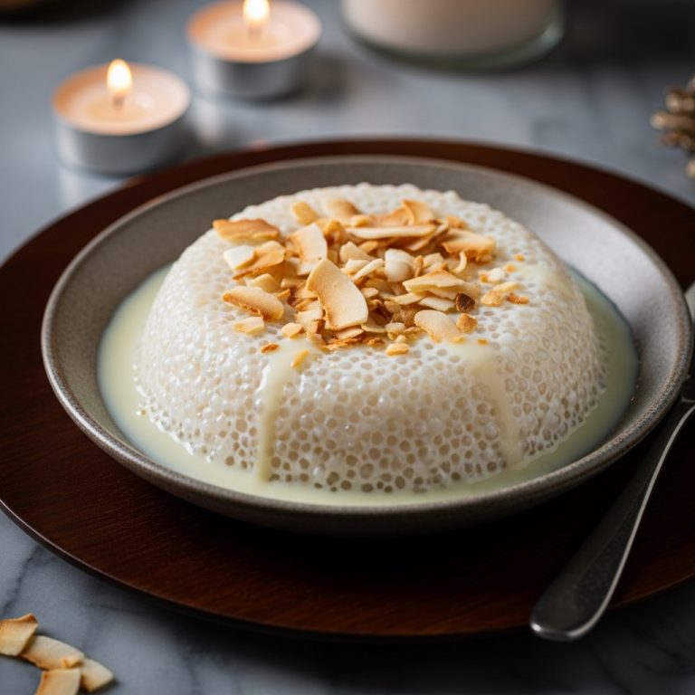Brazilian Coconut-Infused Tapioca Pudding