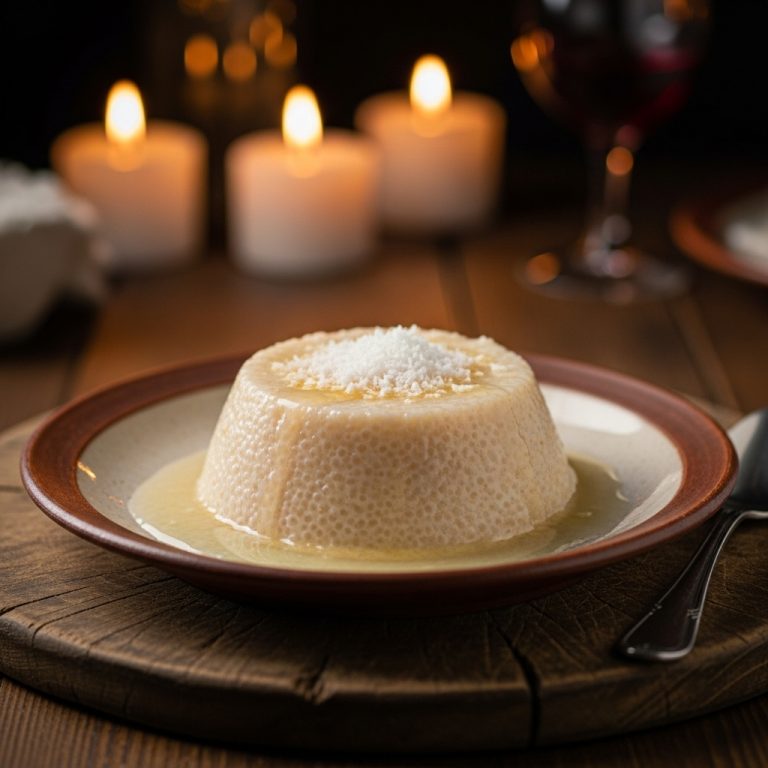 Brazilian Coconut Tapioca Pudding (Pudim de Tapioca)