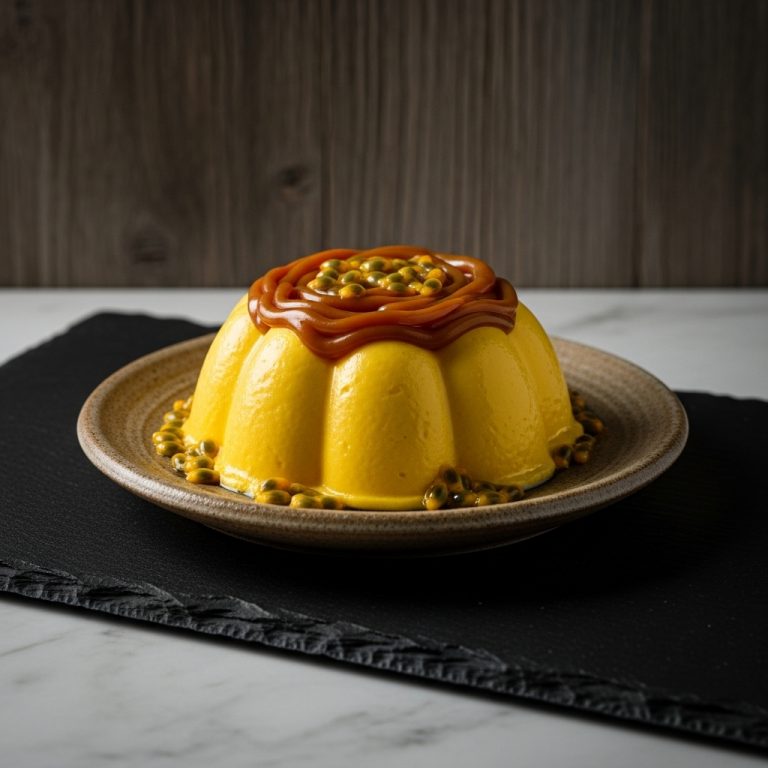 Brazilian Frozen Caramel Passion Fruit Delight