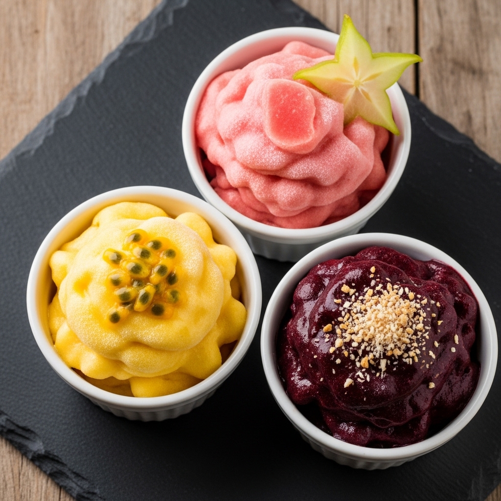 Brazilian Frozen Tropical Mousse Cups