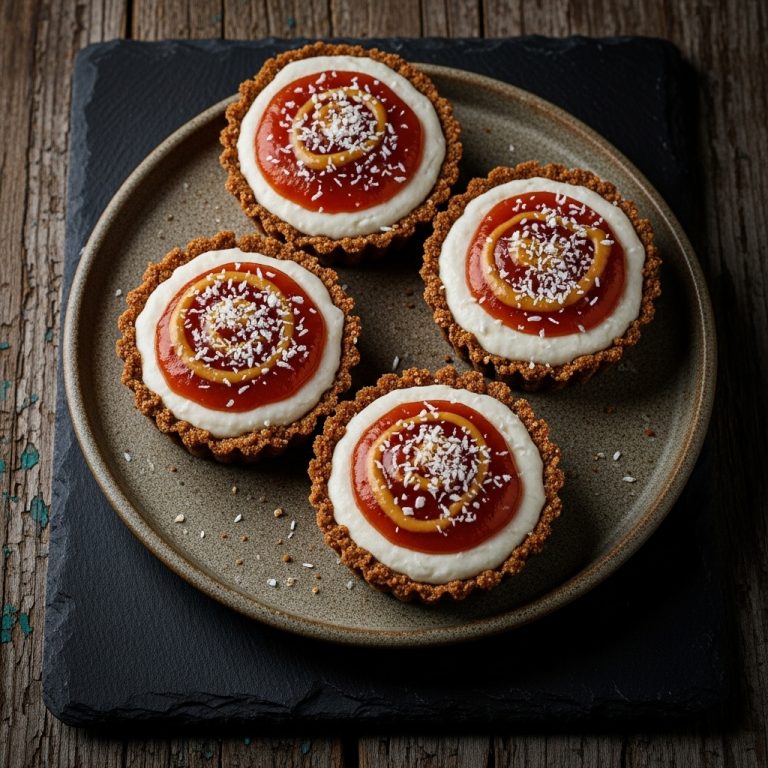 Brazilian Coconut Mango Cheesecake Bites