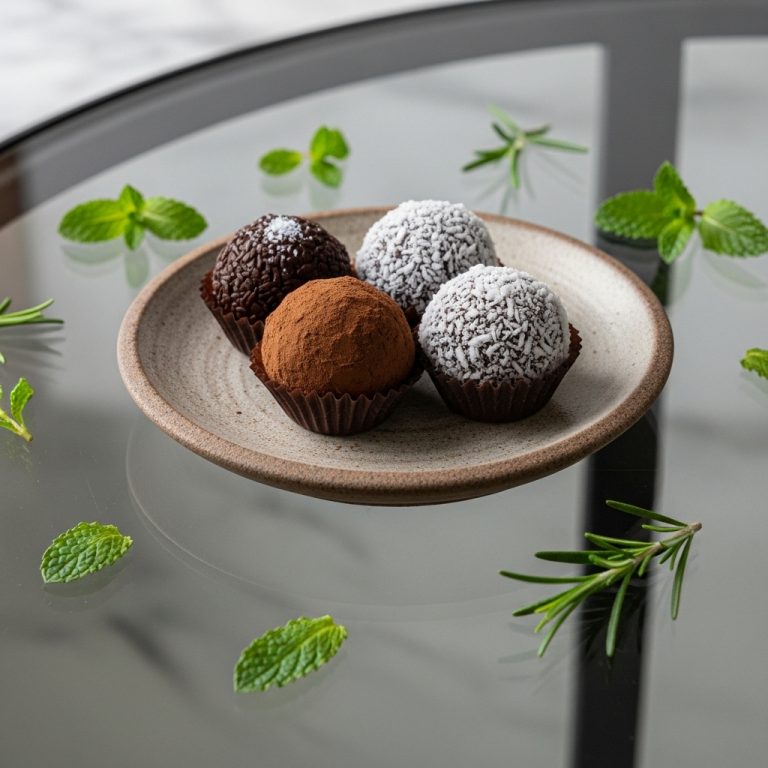Brazilian Keto Brigadeiro Trio
