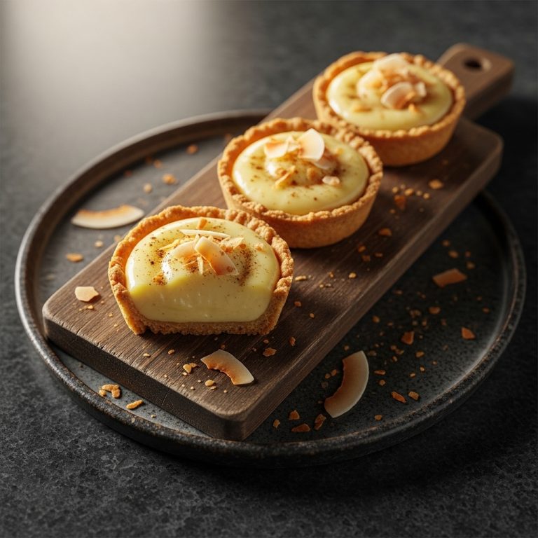 Brazilian Keto Coconut Custard Tartlets – An Exquisite Low-Carb Dessert for Your Next Gathering