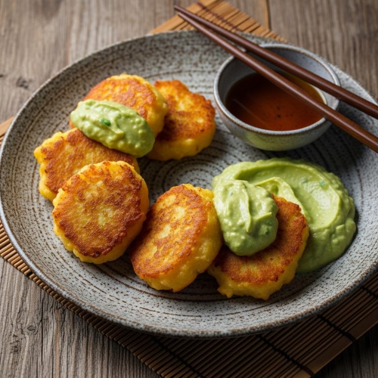Brazilian Paleo Cassava Fritters with Avocado Cream – A Mouthwatering Snack Sensation!