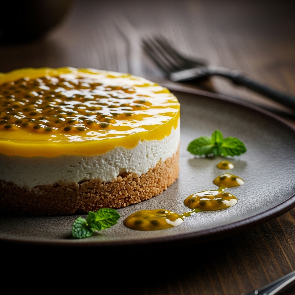 Brazilian Passionfruit Coconut Torte