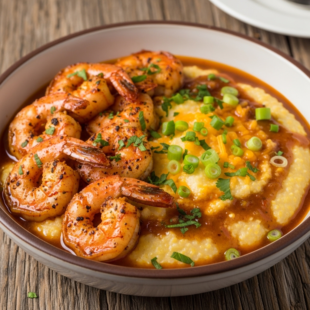 Cajun Brunch Shrimp & Grits: A Mouthwatering Masterpiece