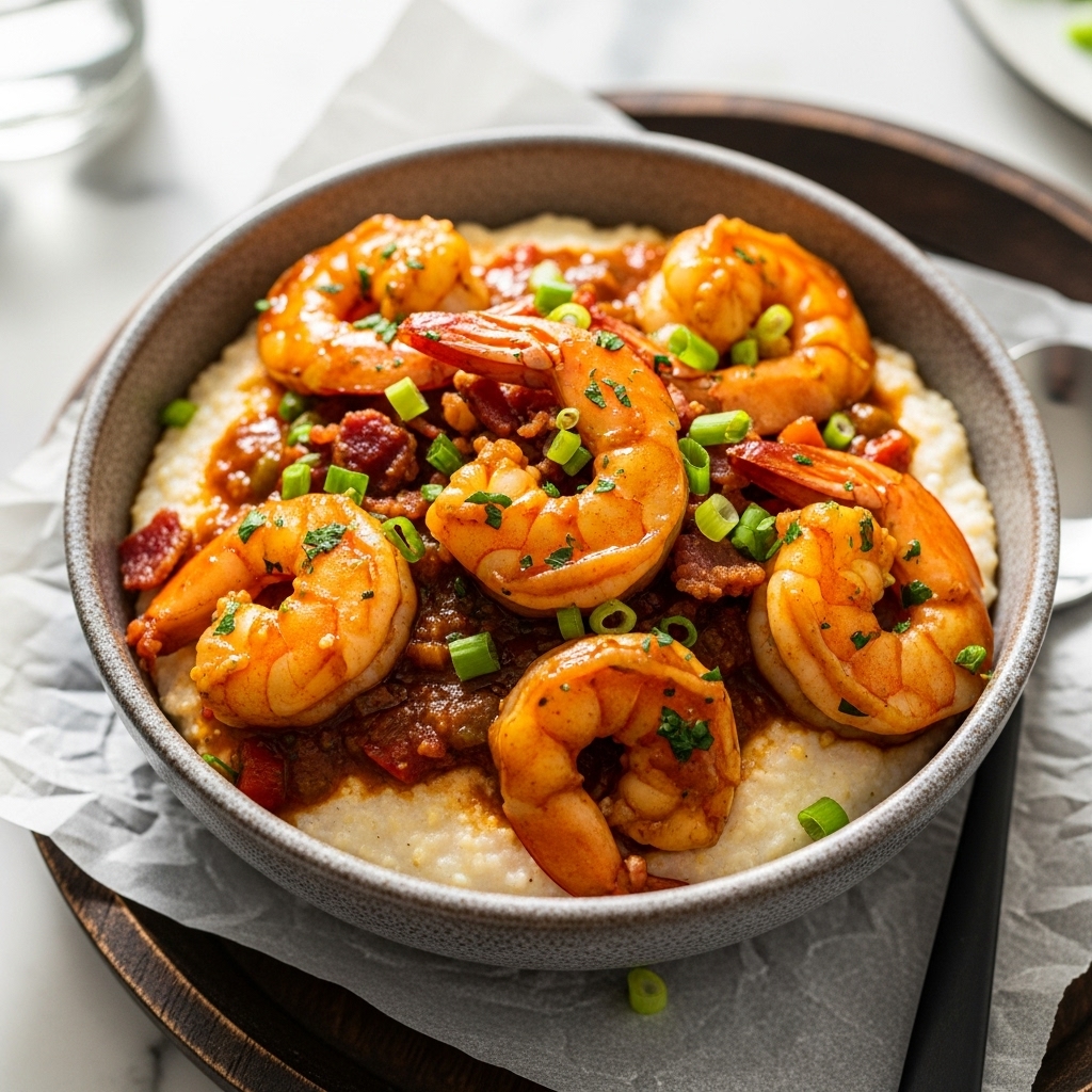 Cajun Shrimp and Grits: A Savory, Spicy Breakfast Delight