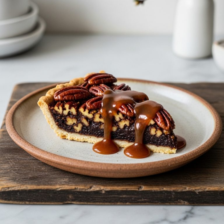 Cajun-Spiced Gluten-Free Pecan Pie with Bourbon Caramel