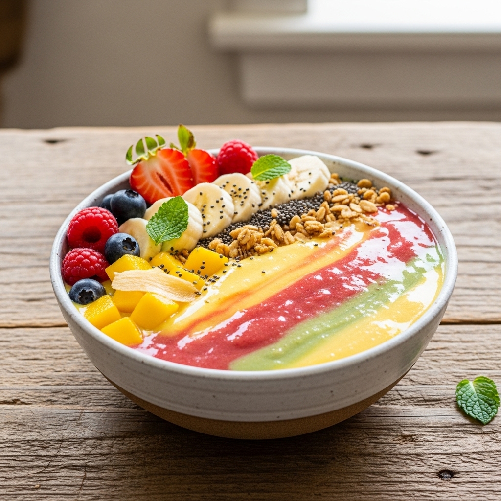 California Sunrise Energy Smoothie Bowl