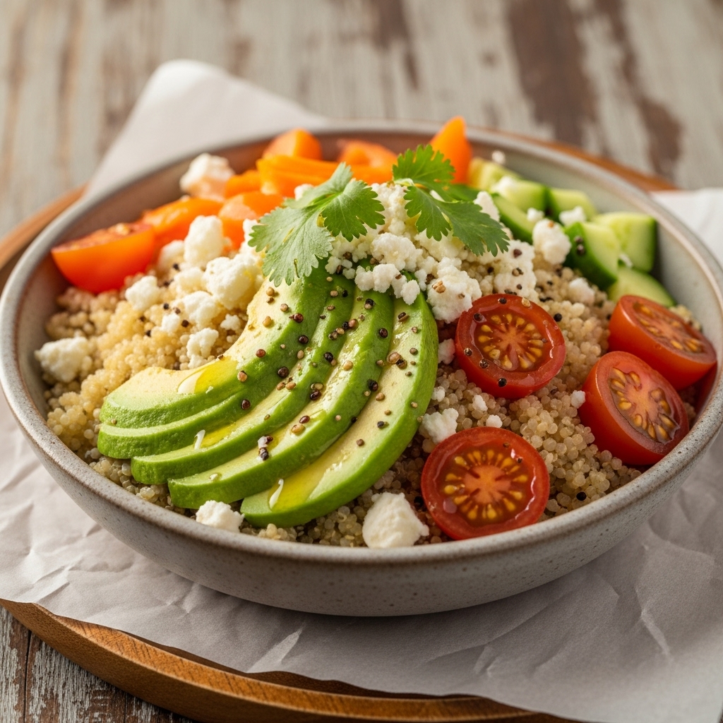 California Sunrise Quinoa Breakfast Bowl