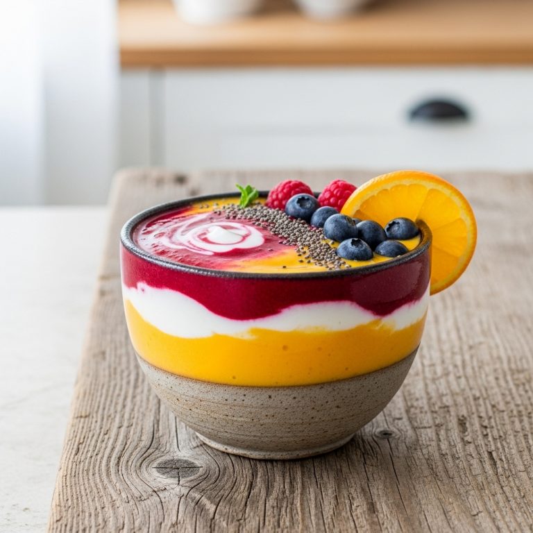 California Sunrise Smoothie – A Vegan Power Boost