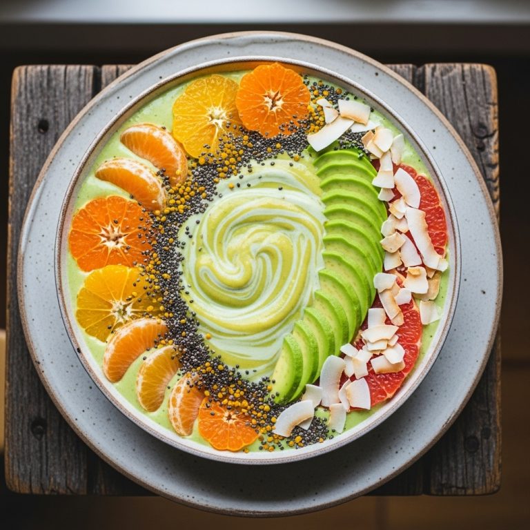Californian Citrus Avocado Smoothie Bowl