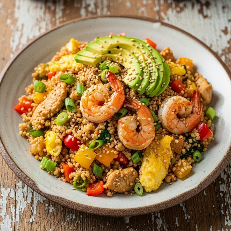 Californian Keto Cauliflower Fried Rice Bowl