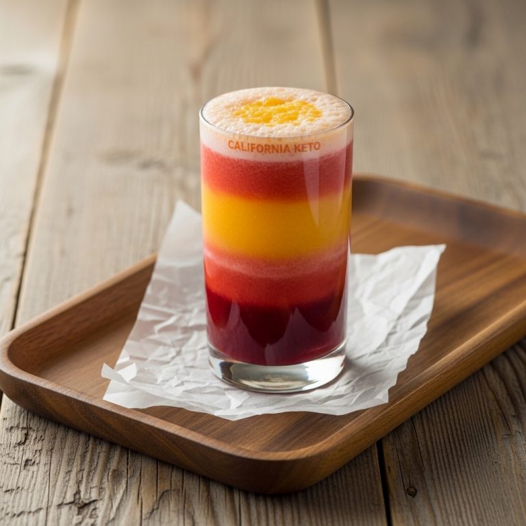 Californian Keto Sunrise Juice