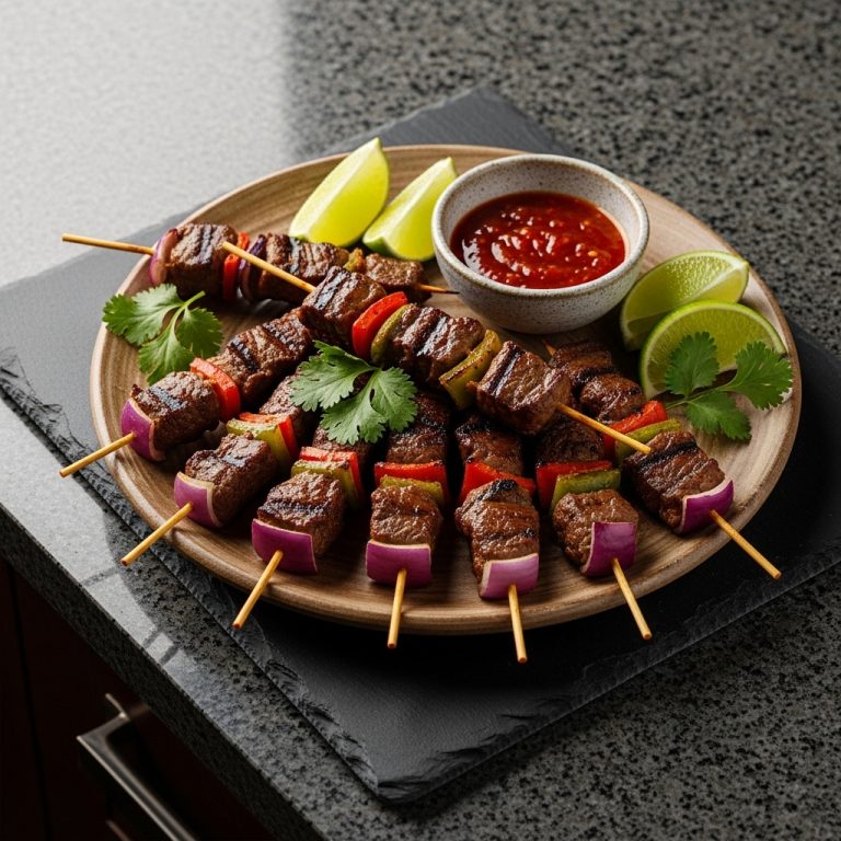 Cambodian Beef Satay Skewers – Aromatic, Spicy, and Tender Grilled Delights