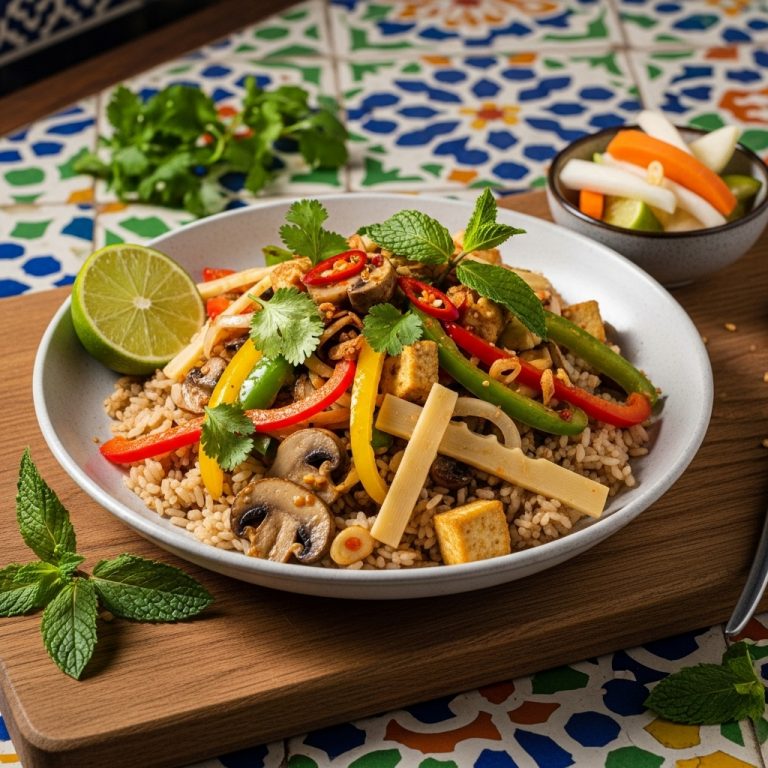 Cambodian Vegan Breakfast Delight: A Fragrant and Nutritious Start to Your Day