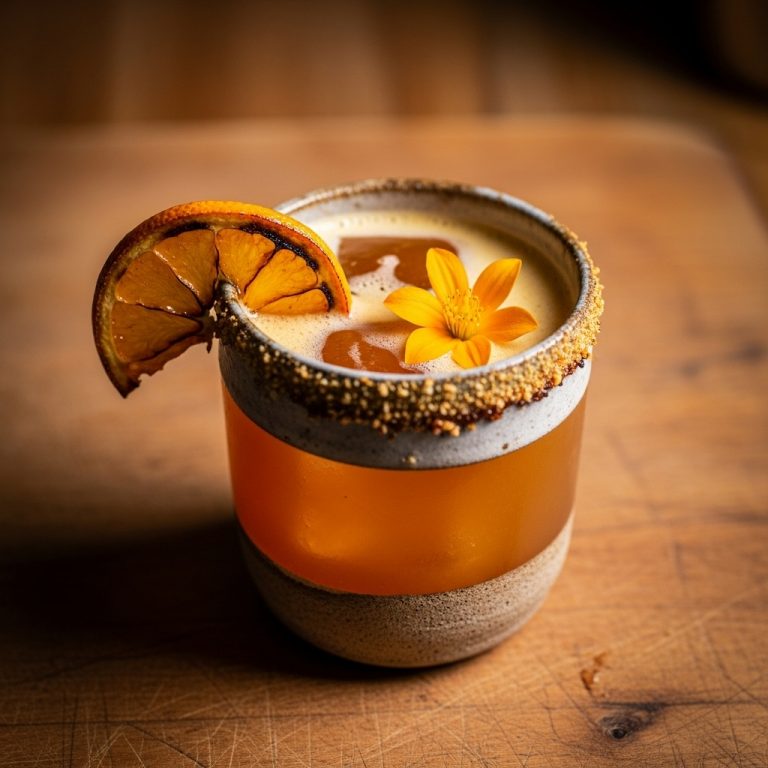Caramelized Orange Blossom Cocktail: A Symphony of Sunsets