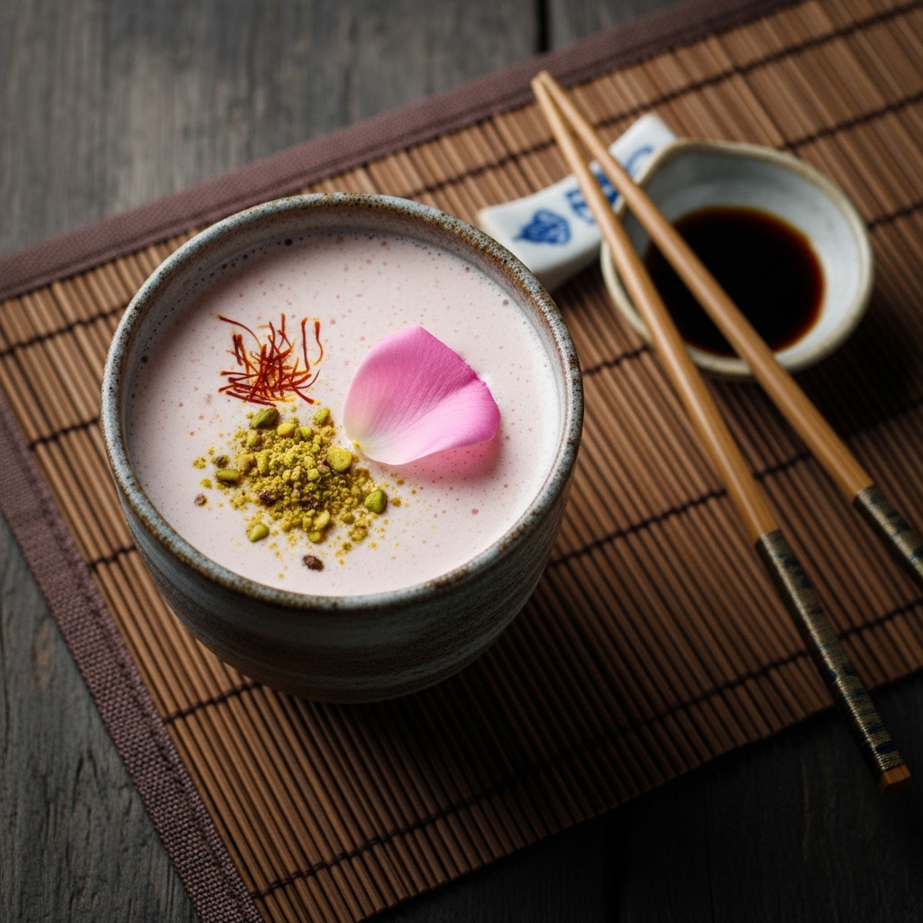 Cardamom Rose Milk Punch