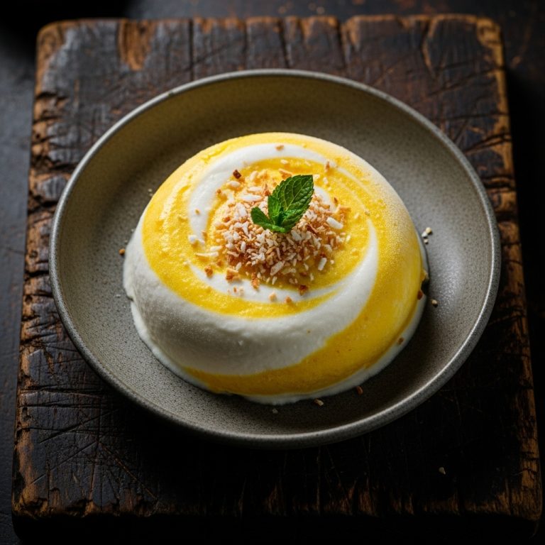 Caribbean Coconut-Pineapple Frozen Delight